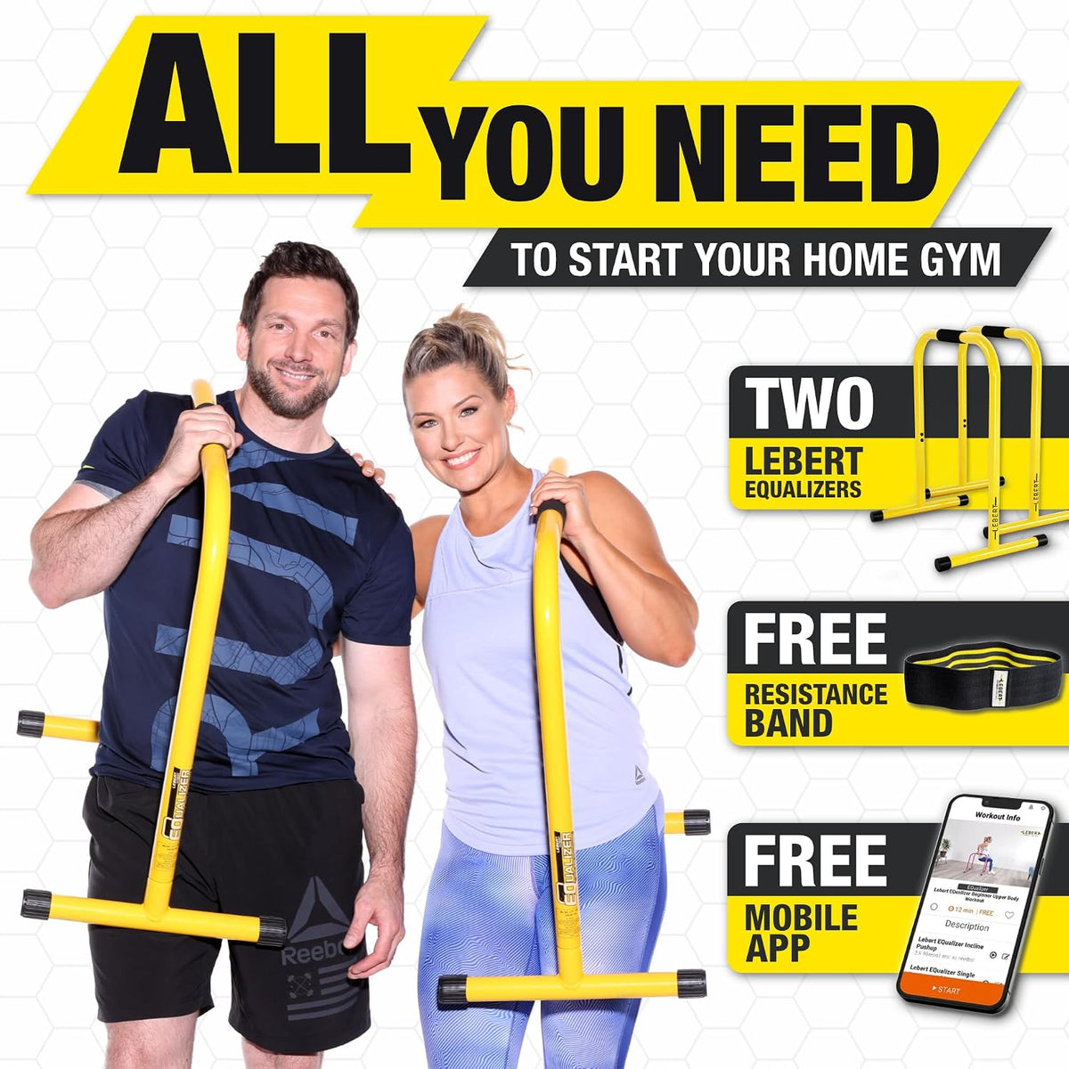 Lebert Equalizer Total Body Strengthener – Dip Station - Standard & XL